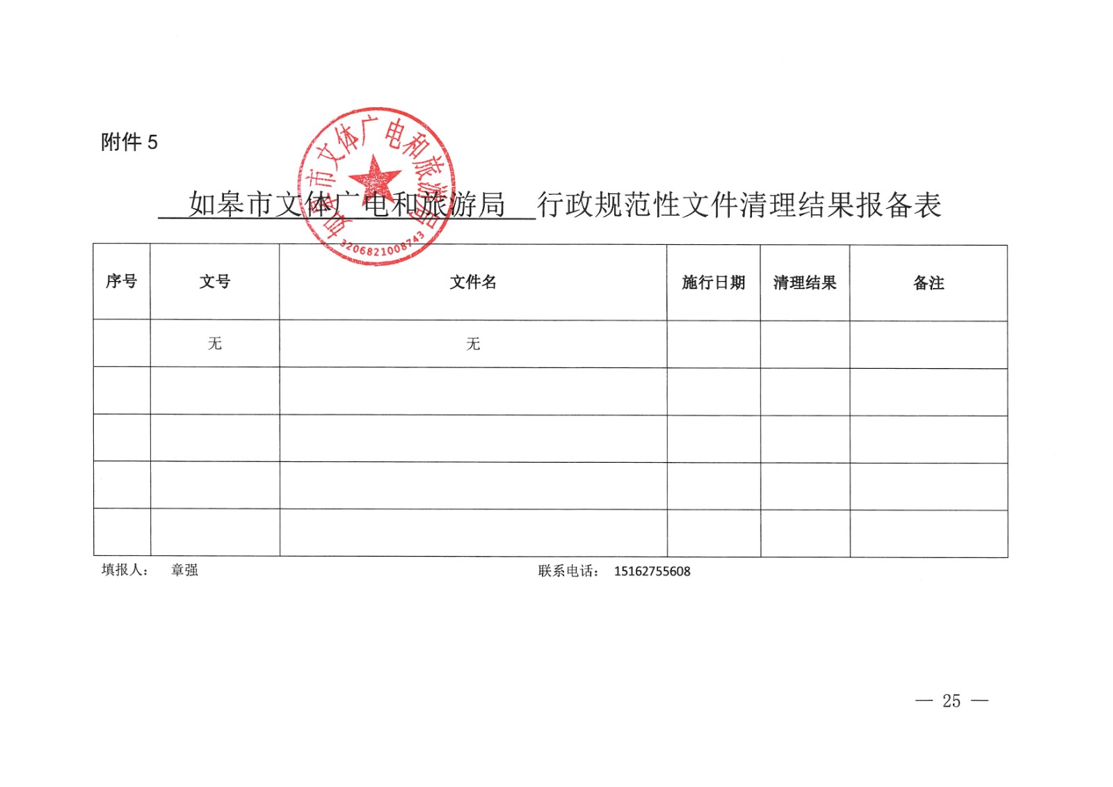 行政規(guī)范性文件清理結果報務表.jpg